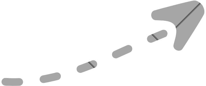 Decorative arrow pointing to the right